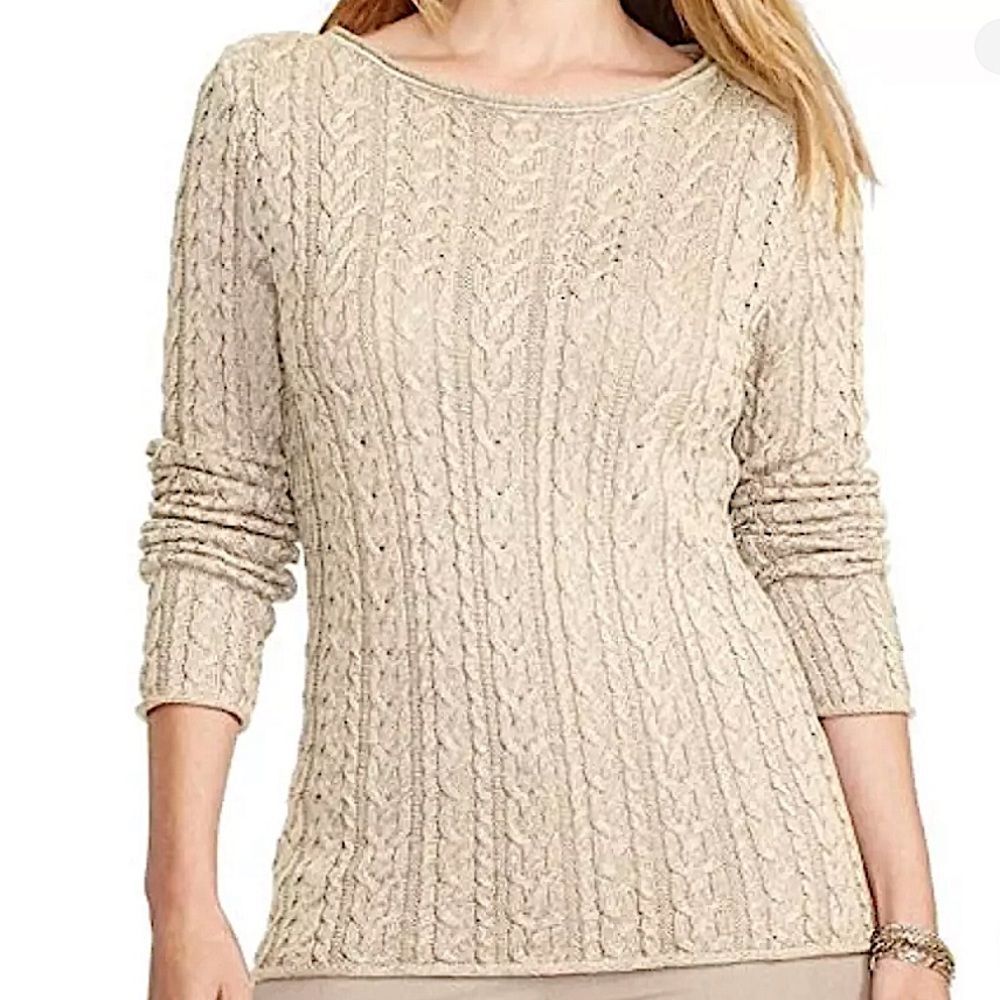 Lauren Ralph Lauren knit sweater size m